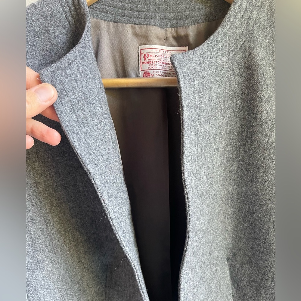 Wool Bomber Jacket - Picture 3 of 7